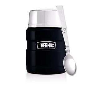 Flasks, Thermos Stainless King™ Food Flask with Spoon   470ml   Midnight Blue, Thermos