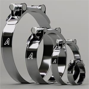 ASH Stainless Steel T-Bolt Hose Clamp 36 - 39mm (5 pack)