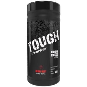 Janitorial and Hygiene, Tough Heavy Duty Hand Wipes   Tub of 70, SWARFEGA