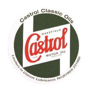Signs and Stickers, Castrol Classic Bodywork Sticker   9in., CASTROL CLASSIC