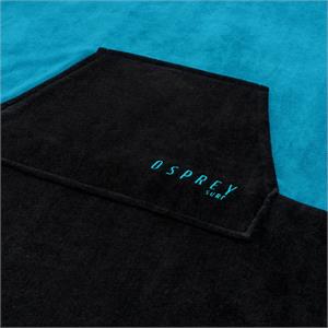 Osprey Hooded Poncho - Black and Blue