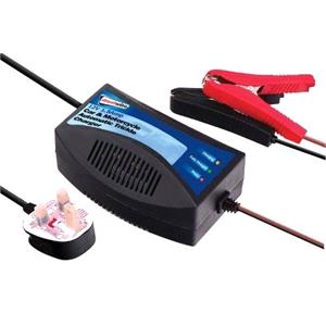 Battery Charger, 12V Trickle Charge for Gel   Lead Acid Batteries with Croc Clips, Streetwize