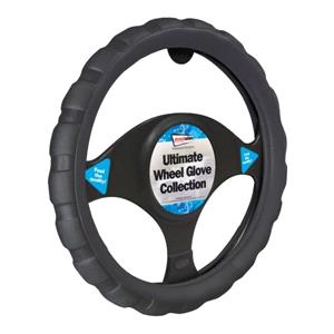 Accessories & Styling, Steering Wheel Cover   Chunky Sports Grip   Black, Streetwize
