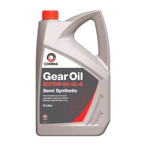 Engine Oils and Lubricants, Comma SX75W 90 GL 5 High Performance Gear Oil   5 Litre, Comma