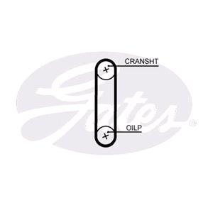 Timing Belts, Gates Timing Belt   T358HOB, Gates