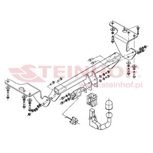 Tow Bars And Hitches, Steinhof Automatic Detachable Towbar (vertical system) for Toyota AVENSIS Estate, 2009 Onwards, Steinhof
