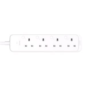 Connected Home, TP Link Tapo P340M 4 Gang Smart Wi Fi Power Strip   1.5m, TP LINK