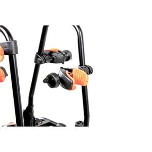 TowCar T4 Black Tow Bar Mounted Bike Rack (Wheel Support) for 4 Bikes
