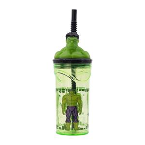 Kids Travel Accessories, The Incredible Hulk 3D Figurine Tumbler Cup   360ml, 