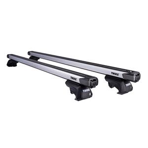 Roof Racks and Bars, Thule SlideBar Roof Bars for BMW X5 SUV, 5 door, 2000 2006, With Raised Roof Rails, Thule