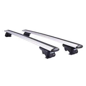 Roof Racks and Bars, Thule Wingbar Evo Roof Bars for Audi A4 Allroad Estate, 5 door, 2009 2015, With Raised Roof Rails, Thule