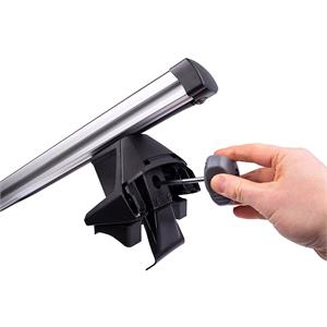 Complete THULE car roof rack system