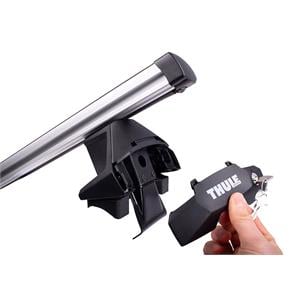 Complete THULE car roof rack system