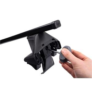 Complete THULE car roof rack system