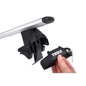 Complete THULE car roof rack system