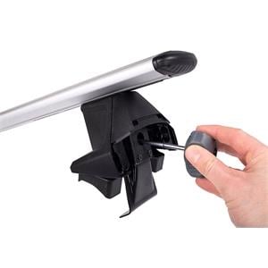 Complete THULE car roof rack system