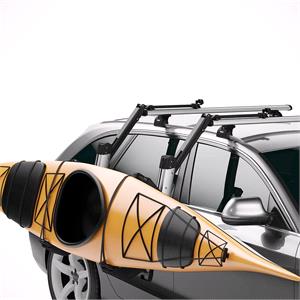 Roof Bar Accessories, Thule Hullavator Pro Kayak Rack with Gas Lift Assist, Thule