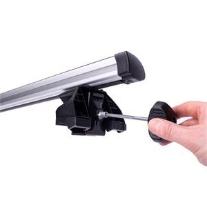 Complete THULE car roof rack system