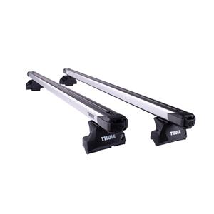 Roof Racks and Bars, Thule SlideBar Roof Bars for Audi A4 Avant Estate, 5 door, 2008 2015, with Solid Roof Rails, Thule