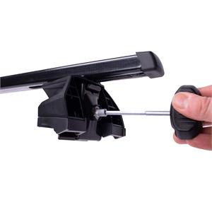 Complete THULE roof rack system