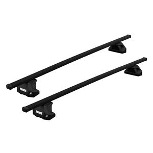 Roof Racks and Bars, Thule SquareBar Evo Roof Bars for Subaru FORESTER SUV, 5 door, 2013 2018, with Fixed Points, Thule