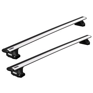 Roof Racks and Bars, Thule Wingbar Evo Roof Bars for Subaru XV SUV, 5 door, 2011 Onwards, with Fixed Points, Thule