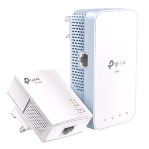 Connected Home, Tp Link AV1000 1 Port Gigabit Wi Fi Powerline Extender Kit, TP LINK