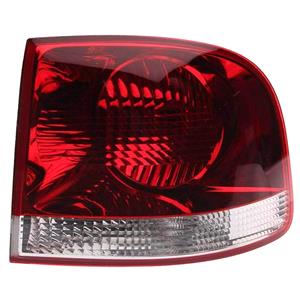 Lights, Right Rear Lamp (Outer, On Quarter Panel, Dark Red, Black Backing Supplied Without Bulbholder) for Volkswagen TOUAREG 2007 2010, 
