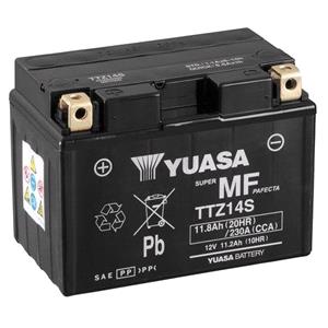 Motorcycle Batteries, Yuasa Motorcycle Battery   TTZ High Performance TTZ14S BS 12V Battery, Combi Pack, Contains 1 Battery and 1 Acid Pack, YUASA