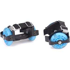 Toys, Xootz Heel Wheel Roller Skates with LED Lights   Black and Blue, Xootz