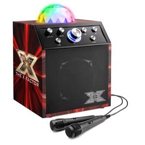 Gifts, X Factor Karakoe Disco Cube With 2 Mics And Discoball, X-Factor