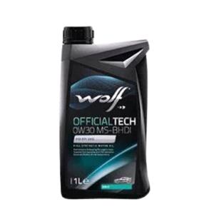 Engine Oils, Wolf OfficialTech 0W30 MS BHDI Full Synthetic Engine Oil   1 Litre, WOLF