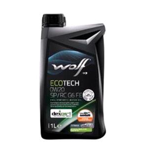 Engine Oils, Wolf EcoTech 0W20 SP/RC G6 FE Full Synthetic Engine Oil   1 Litre, WOLF