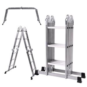 Ladders and Platforms, 3 Way Combination Ladder   3.4m, VOREL