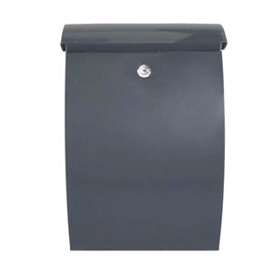 Post Boxes, PostPlus ABS All Weather Wall Mounted Post Box   Grey, PostPlus