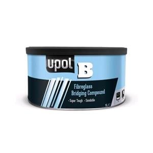 Body Repair and Preparation, U POL B Glass Fibre Bridging Compound   Yellow   1 Litre, U POL