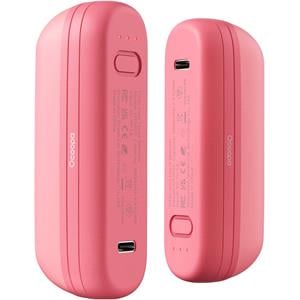 Gifts, Ocoopa UT2s Mini Double Rechargeable Hand Warmers and Power Banks 5200mAh   Pink, Ocoopa