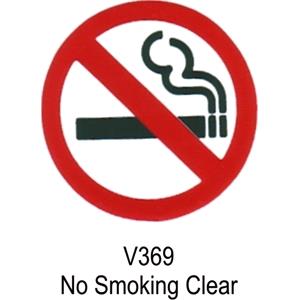 Signs and Stickers, Castle Promotions Outdoor Grade Vinyl Sticker   Transparent   No Smoking Symbol, CASTLE PROMOTIONS