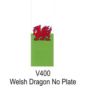 Signs and Stickers, Castle Promotions Number Plate Sticker   Welsh Dragon, CASTLE PROMOTIONS