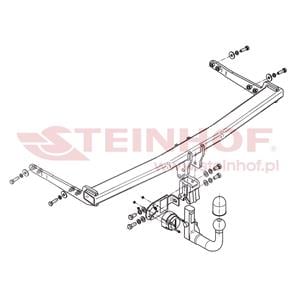 Tow Bars And Hitches, Steinhof Automatic Detachable Towbar (vertical system) for Volkswagen GOLF VII, 2012 Onwards, Steinhof