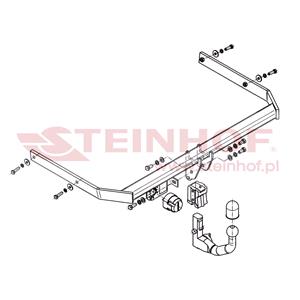 Tow Bars And Hitches, Steinhof Automatic Detachable Towbar (vertical system) for Volkswagen JETTA IV, 2011 Onwards, Steinhof