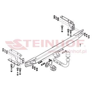 Tow Bars And Hitches, Steinhof Towbar (fixed with 2 bolts) for Volvo XC70 CROSS COUNTRY, 2000 2007, Steinhof