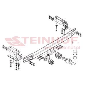 Tow Bars And Hitches, Steinhof Automatic Detachable Towbar (horizontal system) for Volvo XC70 CROSS COUNTRY, 2000 2007, Steinhof