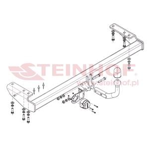 Tow Bars And Hitches, Steinhof Towbar (fixed with 2 bolts) for Volvo V70 Mk II, 2000 2007, Steinhof