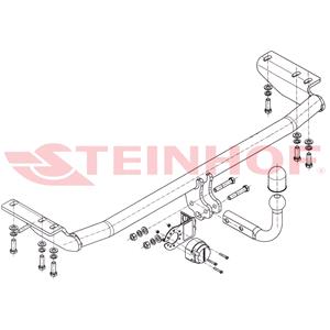 Tow Bars And Hitches, Steinhof Towbar (fixed with 2 bolts) for Volvo S60, 2000 2010, Steinhof