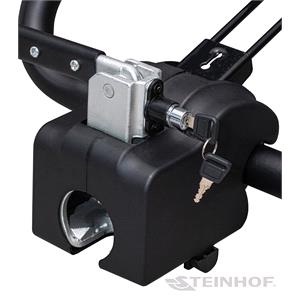 Steinhof Veturo 4 Silver Tow Bar Mounted Bike Rack (Wheel Support) for 4 Bikes