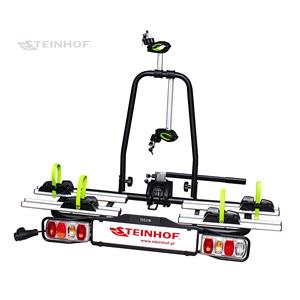 Steinhof Veturo 2 Silver Tow Bar Mounted Bike Rack for 2 E-bikes