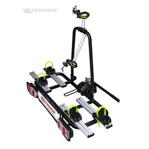 Steinhof Veturo 2 Silver Tow Bar Mounted Bike Rack for 2 E-bikes