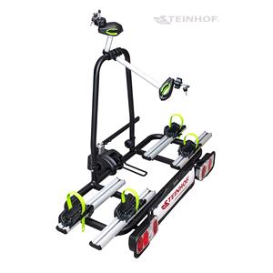 Steinhof Veturo 2 Silver Tow Bar Mounted Bike Rack for 2 E-bikes