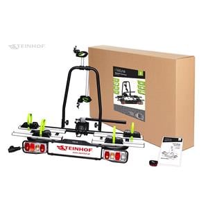 Steinhof Veturo 2 Silver Tow Bar Mounted Bike Rack for 2 E-bikes